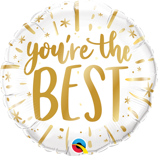 Μπαλόνι Φοιλ 18 You're the Best Gold / 45 εκ